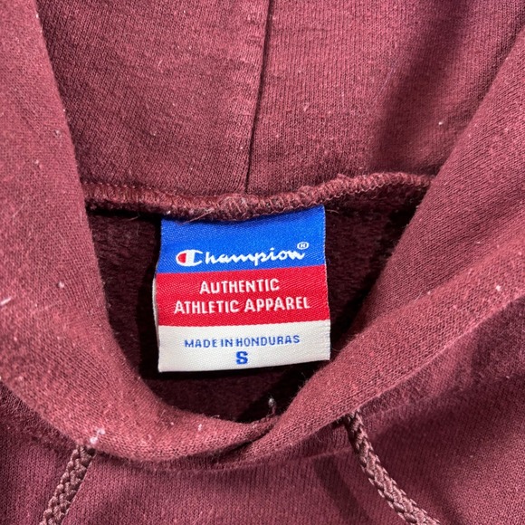 Harvard University Hoodie Mens S Maroon Champion Ivy League Crest - Picture 3 of 5